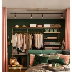 BAUHAUS Elbersdrucke Ösenschal Lino Rosa, 140 X 255 Cm, 100 % Polyester -BAUHAUS Shop 12 1009