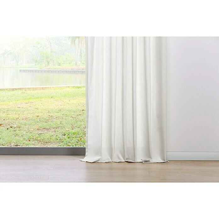 BAUHAUS Schlaufenschal Mood B X H: 135 X 245 Cm, 100 % Polyester, Weiß 7 BAUHAUS Schlaufenschal Mood B X H: 135 X 245 Cm, 100 % Polyester, Weiß – Bild 5