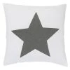 BAUHAUS Elbersdrucke Kissen Big Star, Anthrazit, 45 X 45 Cm, Material Bezug: 100 % Baumwolle