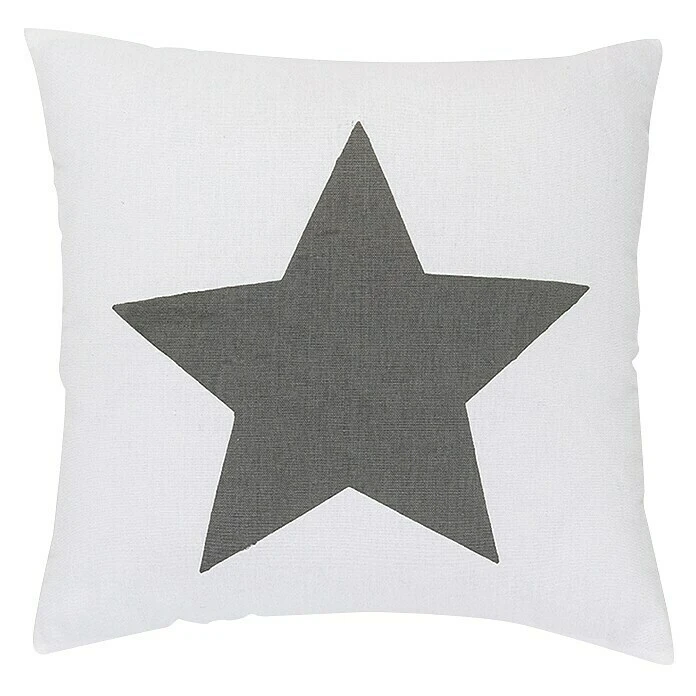 BAUHAUS Elbersdrucke Kissen Big Star, Anthrazit, 45 X 45 Cm, Material Bezug: 100 % Baumwolle 3 BAUHAUS Elbersdrucke Kissen Big Star, Anthrazit, 45 X 45 Cm, Material Bezug: 100 % Baumwolle