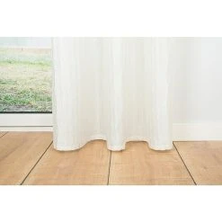 Alternative view of BAUHAUS Ösenschal Stream B X H: 135 X 300 Cm, 100 % Polyester, Weiß