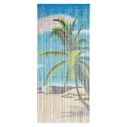 BAUHAUS Conacord Perlenvorhang Paradise Bunt, 90 X 200 Cm, Bambusstäbchen