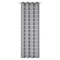 BAUHAUS Elbersdrucke Ösenschal Jonte 140 X 255 Cm, Grau, 100% Polyester