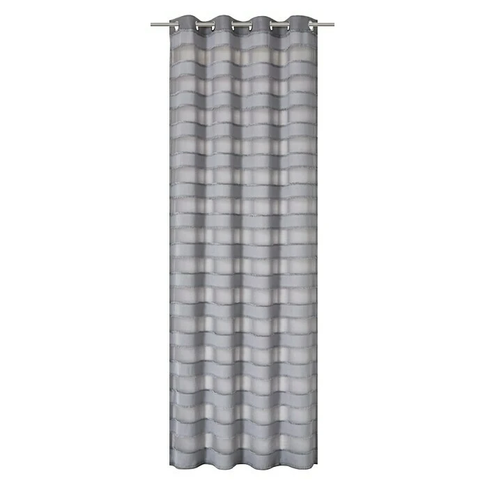 BAUHAUS Elbersdrucke Ösenschal Jonte 140 X 255 Cm, Grau, 100% Polyester 3 BAUHAUS Elbersdrucke Ösenschal Jonte 140 X 255 Cm, Grau, 100% Polyester
