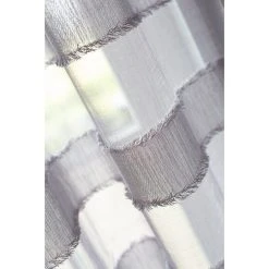 Alternative view of BAUHAUS Elbersdrucke Ösenschal Jonte 140 X 255 Cm, Grau, 100% Polyester
