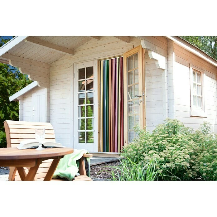 BAUHAUS Conacord Streifenvorhang Multicolor Bunt, 90 X 200 Cm, Polyethylenfolie (profiliert) 4 BAUHAUS Conacord Streifenvorhang Multicolor Bunt, 90 X 200 Cm, Polyethylenfolie (profiliert) – Bild 2