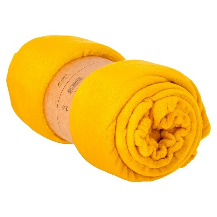 BAUHAUS Decke Bruno Golden Glow, 200 X 150 Cm, 100 % Polyester 4 BAUHAUS Decke Bruno Golden Glow, 200 X 150 Cm, 100 % Polyester – Bild 2