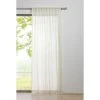 BAUHAUS Schlaufenschal Transparent B X H: 135 X 245 Cm, 100 % Polyester, Ecru