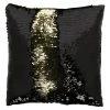 BAUHAUS Kissen Pailletten Schwarz/Gold, 35 X 35 Cm, 100 % Polyester -BAUHAUS Shop 12 113