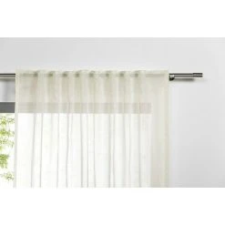 BAUHAUS Schlaufenschal Transparent B X H: 135 X 245 Cm, 100 % Polyester, Ecru -BAUHAUS Shop 12 1131