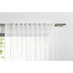 BAUHAUS Schlaufenschal Transparent B X H: 135 X 245 Cm, 100 % Polyester, Weiß -BAUHAUS Shop 12 1136