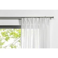 BAUHAUS Schlaufenschal Transparent B X H: 135 X 245 Cm, 100 % Polyester, Weiß -BAUHAUS Shop 12 1137