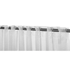 Alternative view of BAUHAUS Elbersdrucke Cafehaus-Gardine B X H: 160 X 60 Cm, Weiß, Floral, 100 % Polyester