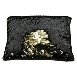 BAUHAUS Kissen Pailletten Schwarz/Gold, 35 X 35 Cm, 100 % Polyester -BAUHAUS Shop 12 117