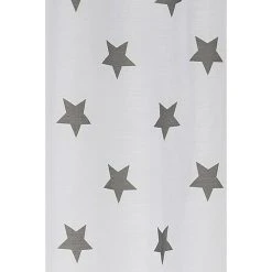 BAUHAUS Elbersdrucke Schlaufenschal Stars Allover 140 X 255 Cm, 100 % Polyester, Weiß/Anthrazit -BAUHAUS Shop 12 1186