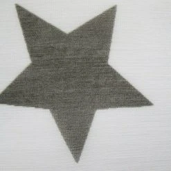 BAUHAUS Elbersdrucke Schlaufenschal Stars Allover 140 X 255 Cm, 100 % Polyester, Weiß/Anthrazit -BAUHAUS Shop 12 1187