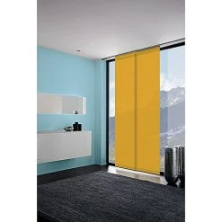 BAUHAUS Expo Ambiente FlÀchenvorhang Basic Gold, 100 % Polyester, B X H: 60 X 300 Cm