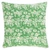 BAUHAUS Kissen Flower Garden Grün, 45 X 45 Cm, 100 % Baumwolle