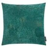 BAUHAUS Kissen Jacquard Floral, Petrol, 50 X 50 Cm, Vorderseite: 64 % Viskose, 36 % Baumwolle -BAUHAUS Shop 12 1222