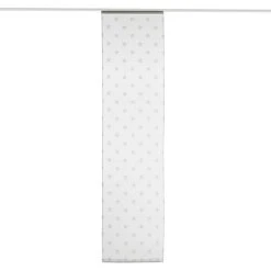 BAUHAUS Expo Ambiente II Flächenvorhang Trend Weiß, 100 % Polyester, 60 X 245 Cm