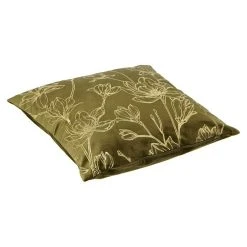 BAUHAUS Kissen Fiona Military Olive, 45 X 45 Cm, 100 % Polyester -BAUHAUS Shop 12 1240