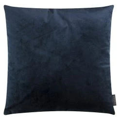 BAUHAUS Kissen Wendekissen Samt Dunkelblau, 50 X 50 Cm, 100 % Polyester
