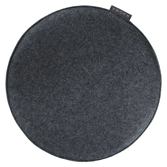 BAUHAUS Sitzkissen Rund Carl Ø X H: 35 X 2 Cm, Anthrazit, 100 % Polyester 3 BAUHAUS Sitzkissen Rund Carl Ø X H: 35 X 2 Cm, Anthrazit, 100 % Polyester