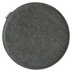 Alternative view of BAUHAUS Sitzkissen Rund Carl Ø X H: 35 X 2 Cm, Anthrazit, 100 % Polyester
