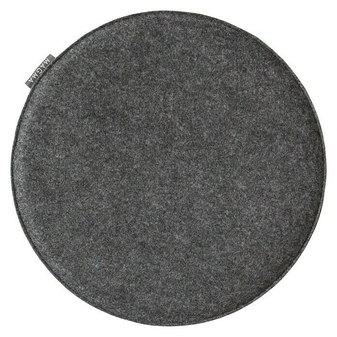 BAUHAUS Sitzkissen Rund Carl Ø X H: 35 X 2 Cm, Anthrazit, 100 % Polyester 4 BAUHAUS Sitzkissen Rund Carl Ø X H: 35 X 2 Cm, Anthrazit, 100 % Polyester – Bild 2