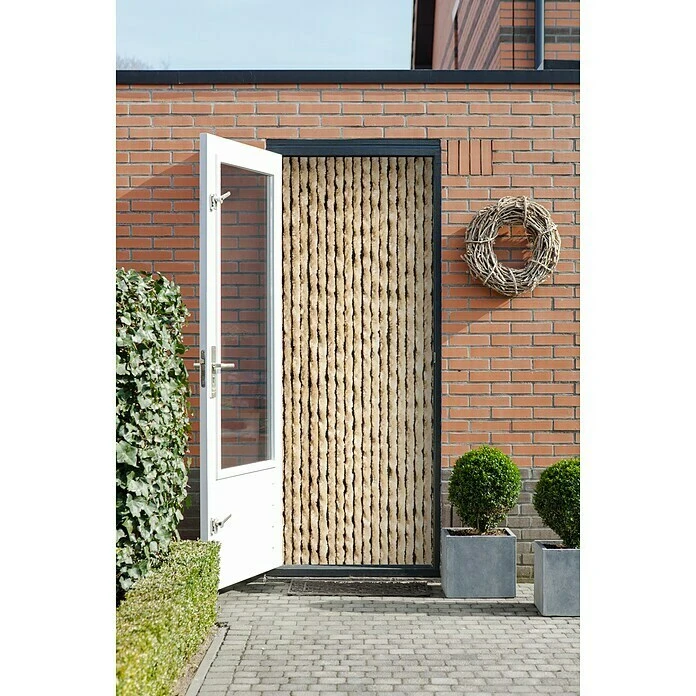BAUHAUS Türvorhang Martinique Beige, 93 X 210 Cm 4 BAUHAUS Türvorhang Martinique Beige, 93 X 210 Cm – Bild 2