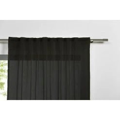 BAUHAUS Schlaufenschal Transparent B X H: 135 X 245 Cm, 100 % Polyester, Schwarz -BAUHAUS Shop 12 1312