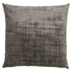 BAUHAUS Kissen Vintage Velvet Grau, 50 X 50 Cm, 100 % Polyester