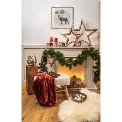 BAUHAUS Decke Marmaris Henna Brown, 170 X 130 Cm, 100 % Polyester -BAUHAUS Shop 12 1342