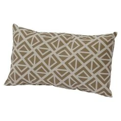 BAUHAUS Sunfun Kissen Vanessa 30 X 50 Cm, Beige, Rauten, Baumwoll-Polyester-Mischgewebe