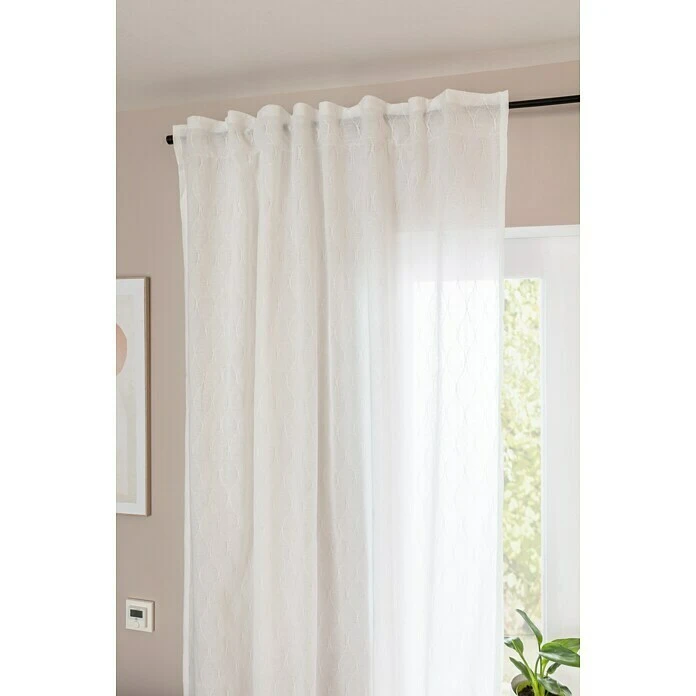 BAUHAUS Elbersdrucke Schlaufenschal Feel Good 140 X 255 Cm, 100% Polyester, Weiß 7 BAUHAUS Elbersdrucke Schlaufenschal Feel Good 140 X 255 Cm, 100% Polyester, Weiß – Bild 5