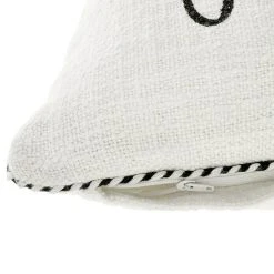 BAUHAUS Kissen Pica II Weiß/Schwarz, 45 X 45 Cm, 100 % Baumwolle -BAUHAUS Shop 12 1377