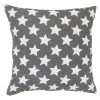 BAUHAUS Elbersdrucke Kissen Stars Allover, Anthrazit/Weiß, 45 X 45 Cm, 100 % Baumwolle -BAUHAUS Shop 12 1402