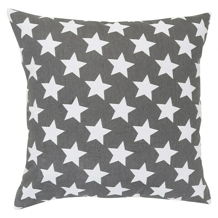 BAUHAUS Elbersdrucke Kissen Stars Allover, Anthrazit/Weiß, 45 X 45 Cm, 100 % Baumwolle 3 BAUHAUS Elbersdrucke Kissen Stars Allover, Anthrazit/Weiß, 45 X 45 Cm, 100 % Baumwolle