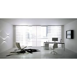 BAUHAUS Expo Ambiente Flächenvorhang Uni 60 X 300 Cm, 100 % Polyester, Weiß -BAUHAUS Shop 12 1420