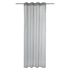 BAUHAUS Expo Ambiente Ösenschal Mia 135 X 245 Cm, 100 % Polyester, Hellgrau