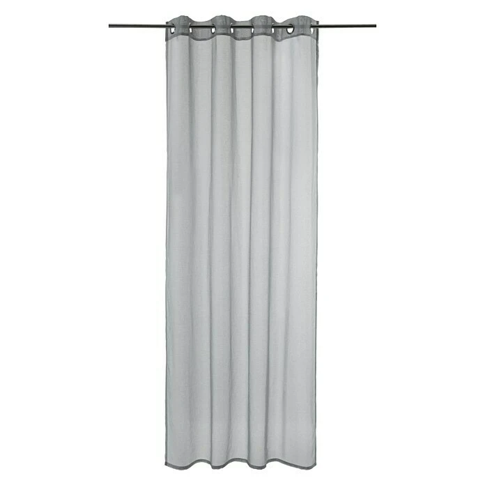 BAUHAUS Expo Ambiente Ösenschal Mia 135 X 245 Cm, 100 % Polyester, Hellgrau 3 BAUHAUS Expo Ambiente Ösenschal Mia 135 X 245 Cm, 100 % Polyester, Hellgrau