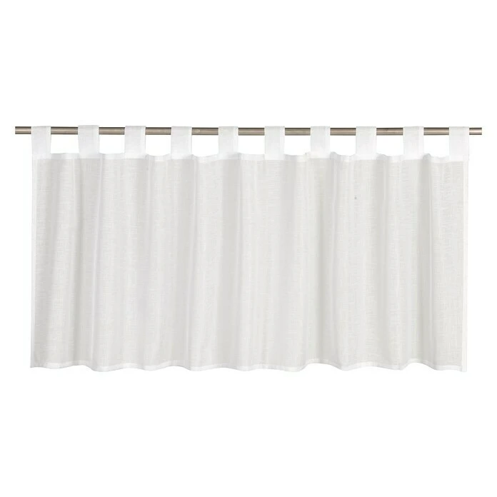 BAUHAUS Elbersdrucke Bistrogardine Effecto Weiß, 140 X 48 Cm, 100 % Polyester 3 BAUHAUS Elbersdrucke Bistrogardine Effecto Weiß, 140 X 48 Cm, 100 % Polyester
