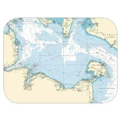 BAUHAUS Navyline Tisch-Set L X B: 40 X 30 Cm, Kieler Bucht, Polypropylen