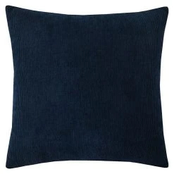 BAUHAUS Elbersdrucke Kissen Cord Blau, 45 X 45 Cm, 100 % Polyester