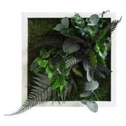 BAUHAUS StyleGreen Pflanzenbild Dschungelquadrate, L X B X H: 22 X 22 X 4 Cm -BAUHAUS Shop 12 1631