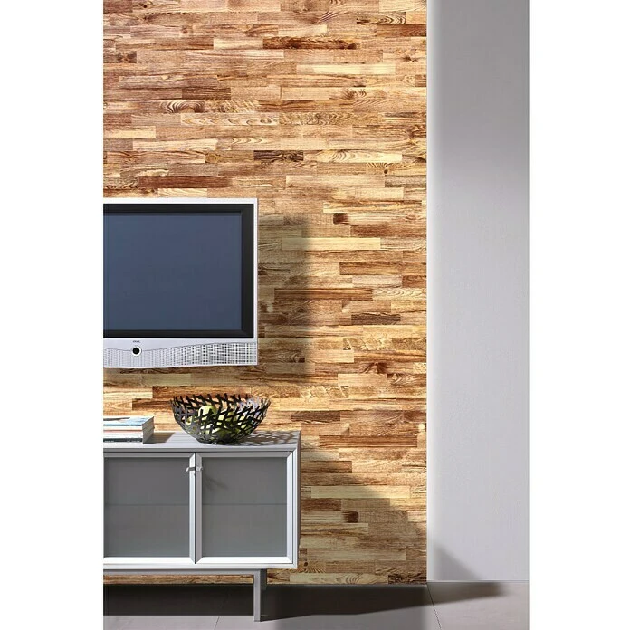 BAUHAUS Wodewa Echtholzriemchen Allgäu 002 Anfallende Länge: 200/400 Mm, Stärke: 4 Mm, 1 M² 7 BAUHAUS Wodewa Echtholzriemchen Allgäu 002 Anfallende Länge: 200/400 Mm, Stärke: 4 Mm, 1 M² – Bild 5