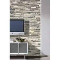 BAUHAUS Wodewa Echtholzriemchen Allgäu 006 Anfallende Länge: 200/400 Mm, Breite: 50 Mm, Stärke: 4 Mm, Inhalt: 1 M² -BAUHAUS Shop 12 1657