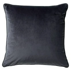 BAUHAUS Kissen Finn Charcoal Grey, 60 X 60 Cm, 100 % Polyester