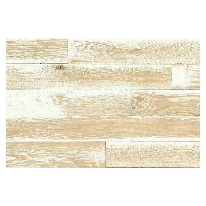 BAUHAUS Wodewa Echtholzriemchen 1000 Shabby Look 1.000 X 100 Mm, Stärke: 3 Mm - 6 Mm, 1 M², Verklebung 3 BAUHAUS Wodewa Echtholzriemchen 1000 Shabby Look 1.000 X 100 Mm, Stärke: 3 Mm - 6 Mm, 1 M², Verklebung – Bild 2