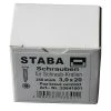 BAUHAUS Staba Schrauben Durchmesser: 3 Mm, Länge: 20 Mm, 250 Stk. -BAUHAUS Shop 12 1685